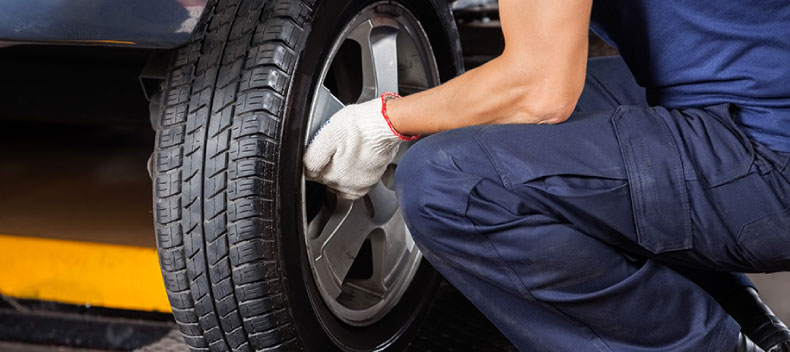Remplacement de pneus